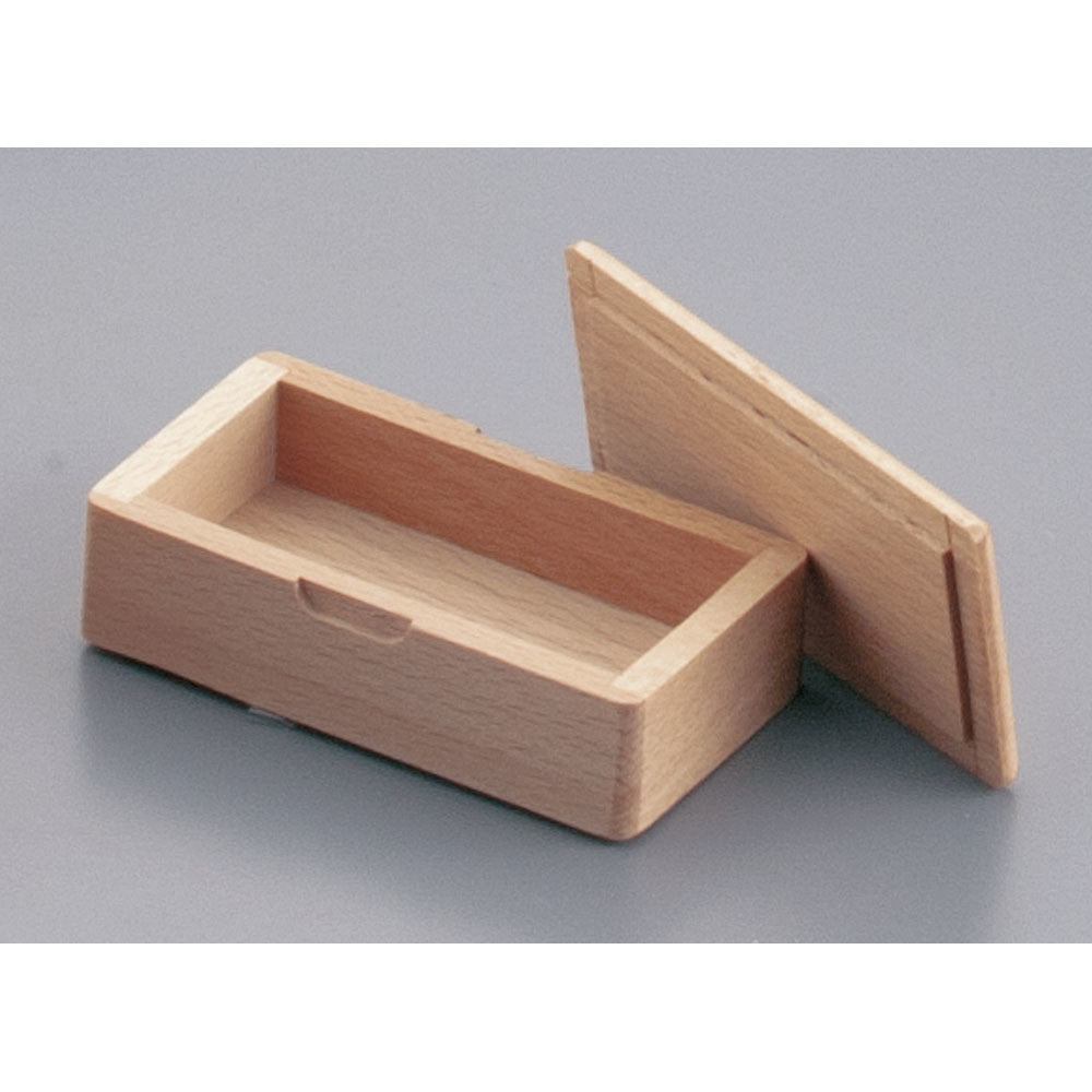 Yamako Wooden Toothpick Holder with Lid Natural PYC42