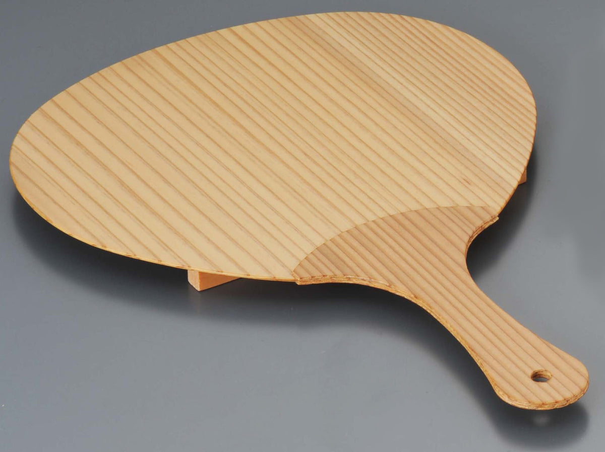 Yamako Cedar Cooling Fan Plate Solid Color 32238