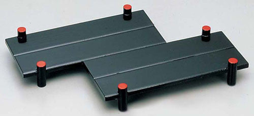Yamako Black Lacquered Yatsuhashi Tray