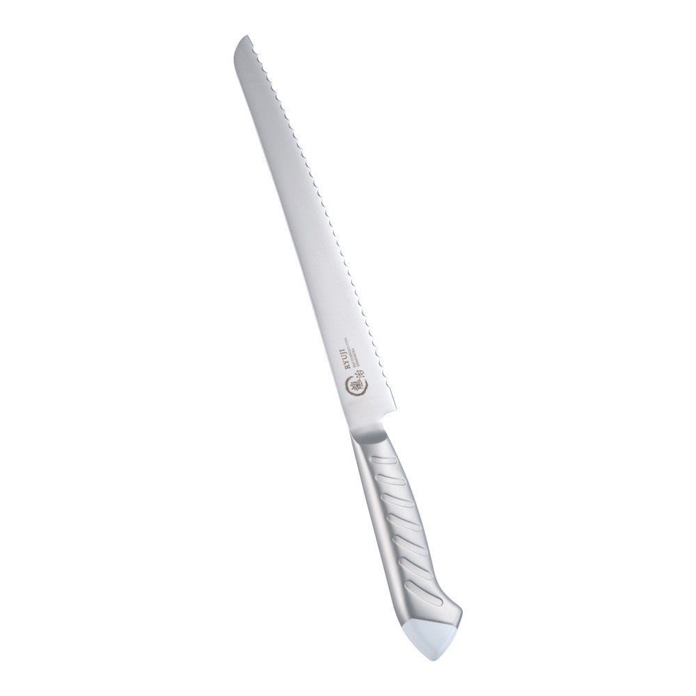 Shimomura Ryuji Stainless Color Bread Slicer 23cm White
