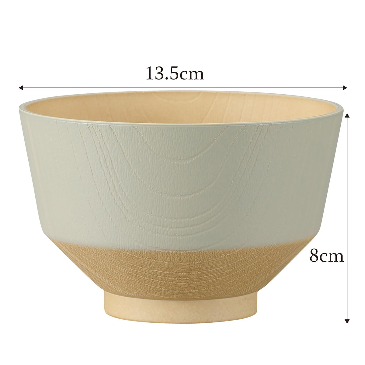 Kanoh Hibi-iro Donburi Rice Bowl Sakura Pink x Uguisu Green