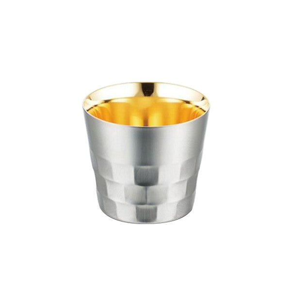 Tamahashi Stainless Steel Old Fashioned Tumbler Gold-Plated Interior