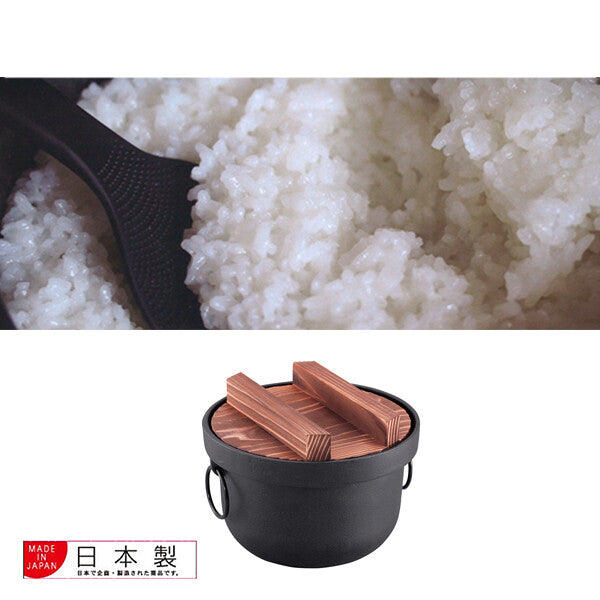 Ikenaga Tekko Cast Iron Rice Pot