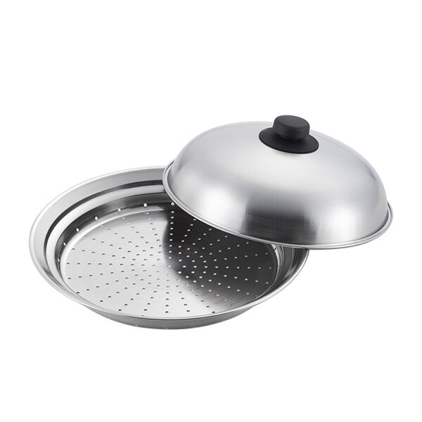 Yoshikawa Steamer Plate with Lid for Frying Pan 24-26cm SJ2632