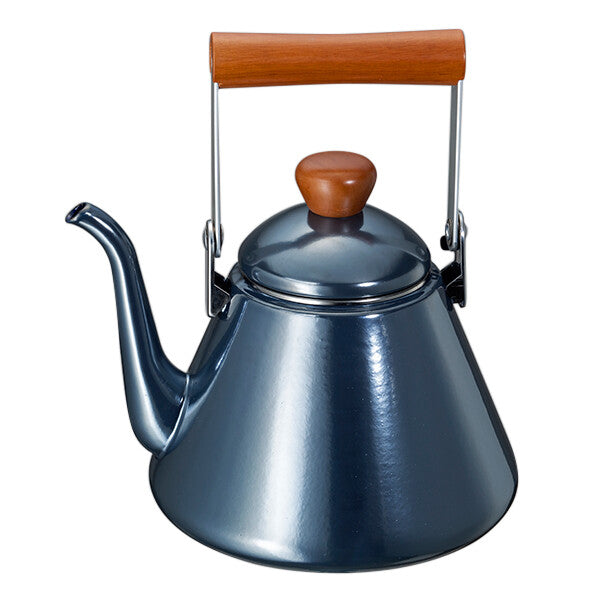 Takagi Metal Enamel Drip Kettle Onyx Blue 1.7L ONB-1.7DKT