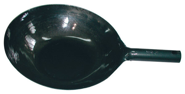 Yamada Kogyosho Hand-Forged Iron Flat-Bottom Peking Pan 30cm