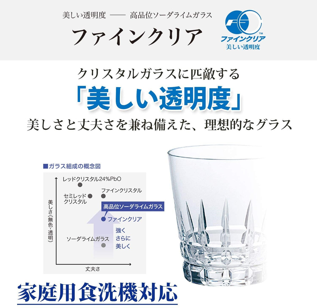Toyo-Sasaki Glass Ice School Beer Mug L