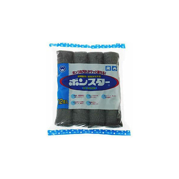 Bon Star Steel Wool Roll Pad 12-Pack