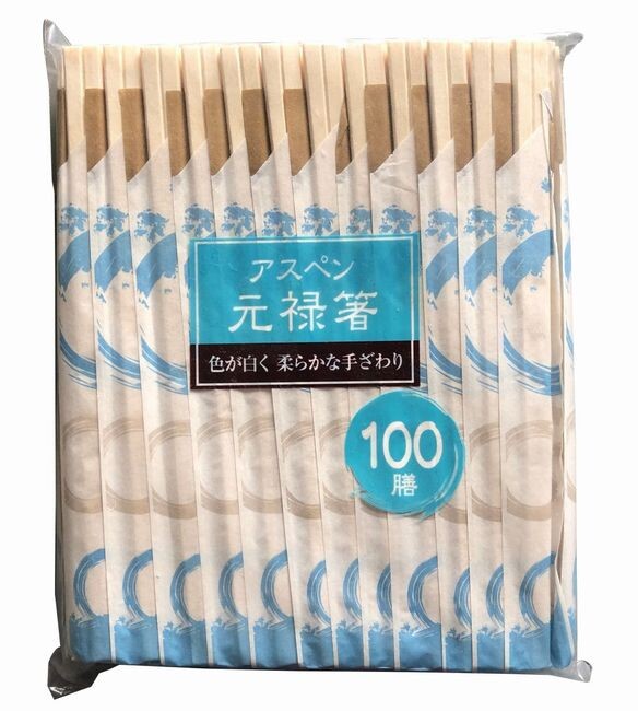Oya Sangyo Aspen Genroku Disposable Chopsticks 100 Pairs