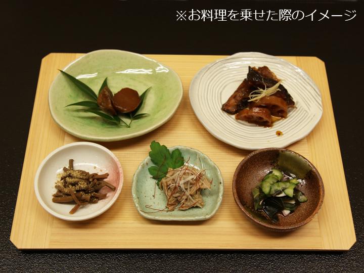 Shimizu Mokuzai Sawara Wood Placemat Clear Finish 41x30cm Set of 6