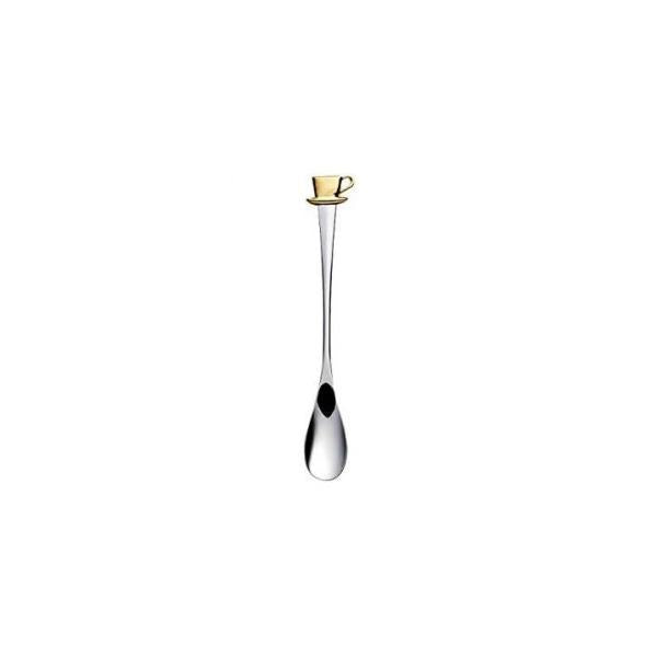 Azuma SALUS Cup Teaspoon with Gold-Plated Pewter Handle