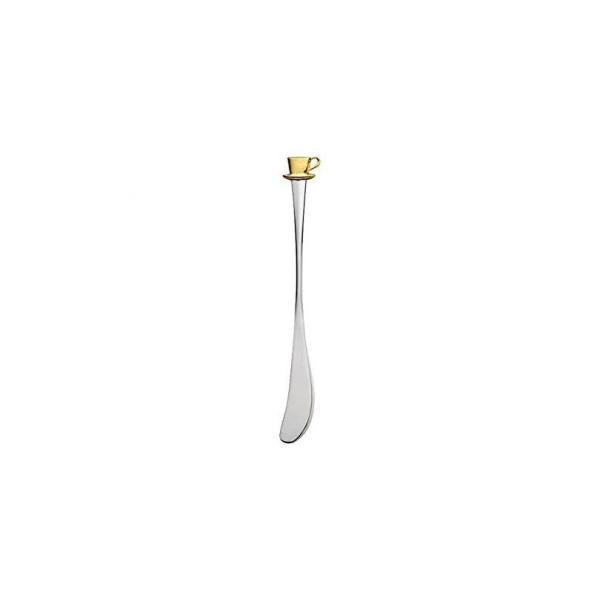 Azuma SALUS Cup Butter Spreader with Gold-Plated Pewter Handle