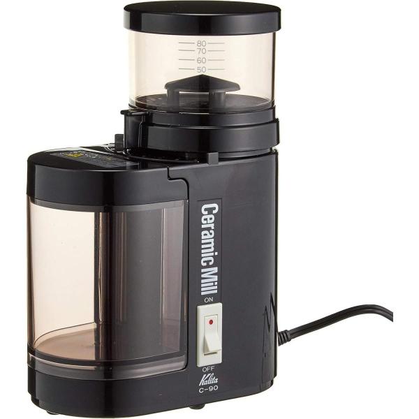Kalita Electric Ceramic Coffee Grinder Black C-90
