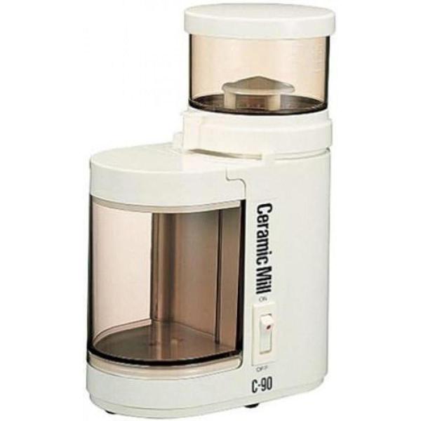 Kalita Electric Ceramic Coffee Grinder White C-90
