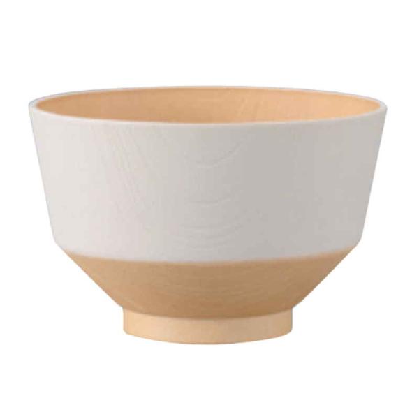 Kanoh Hibiiro Soup Bowl Sakura & White