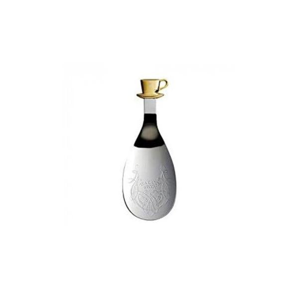 Azuma SALUS Cup Tea Caddy Spoon with Gold-Plated Pewter Handle