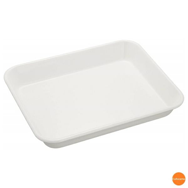 Noda Horo Enamel Prep Tray in White