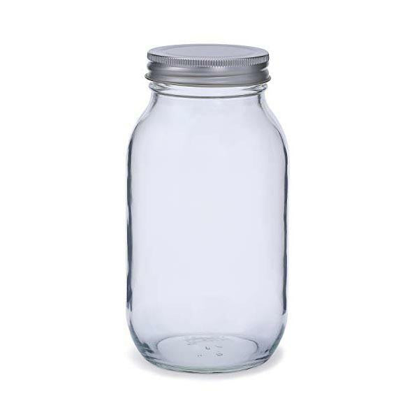 Seisho Cellar Mate Stainless Cap Glass Storage Jar 900ml