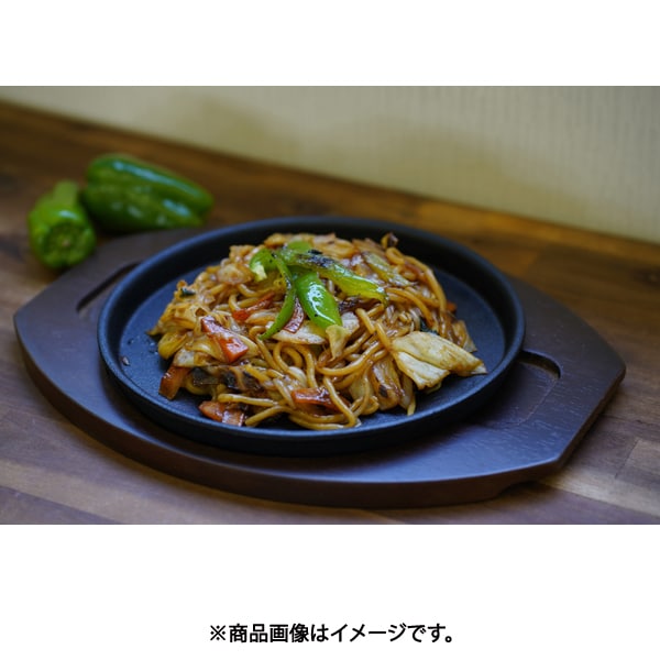 Ikenaga Tekko Yakisoba Iron Griddle Plate 18cm 334