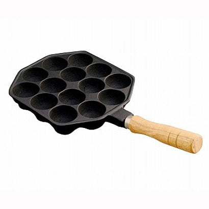 Ikenaga Tekko Cast Iron Takoyaki Plate 14 Holes 00411