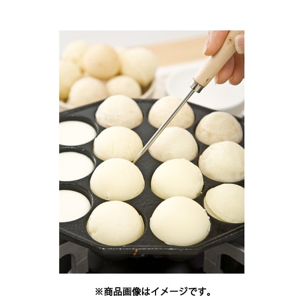 Ikenaga Tekko Cast Iron Takoyaki Plate 14 Holes 00411