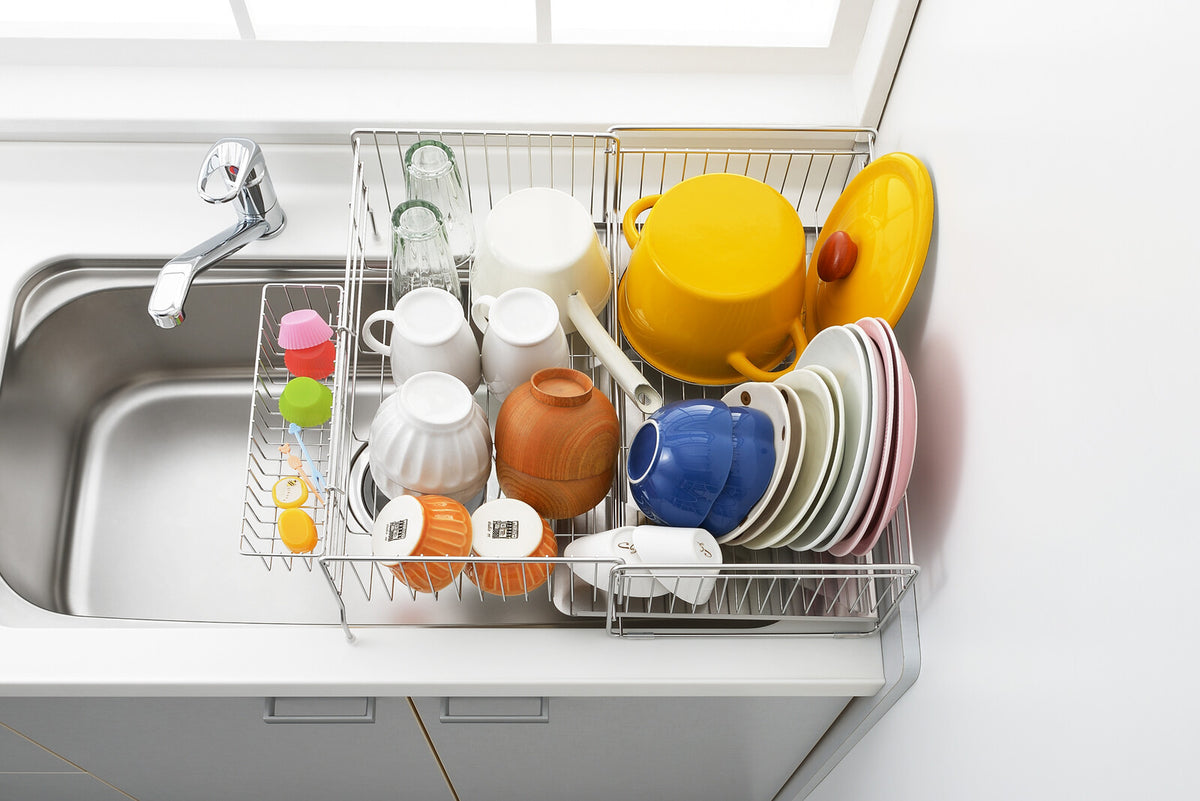 Yoshikawa Expandable Sink-Side Dish Drainer
