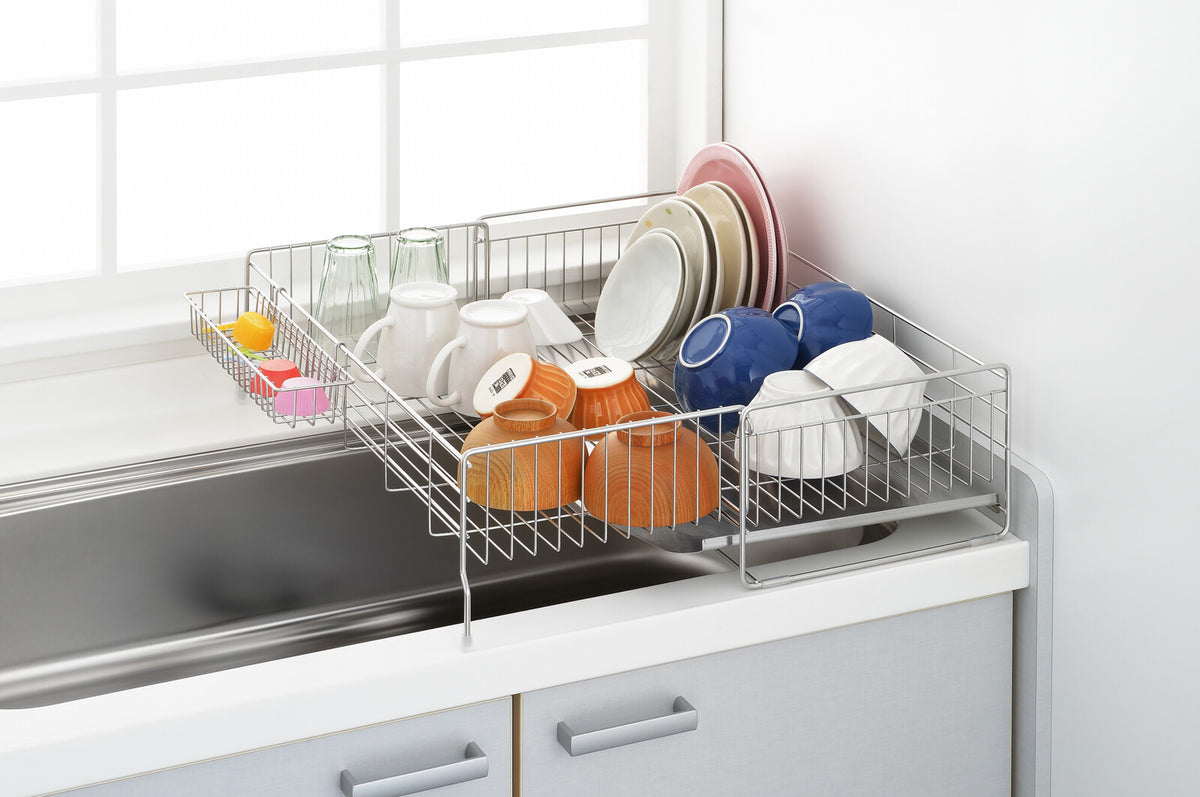 Yoshikawa Expandable Sink-Side Dish Drainer