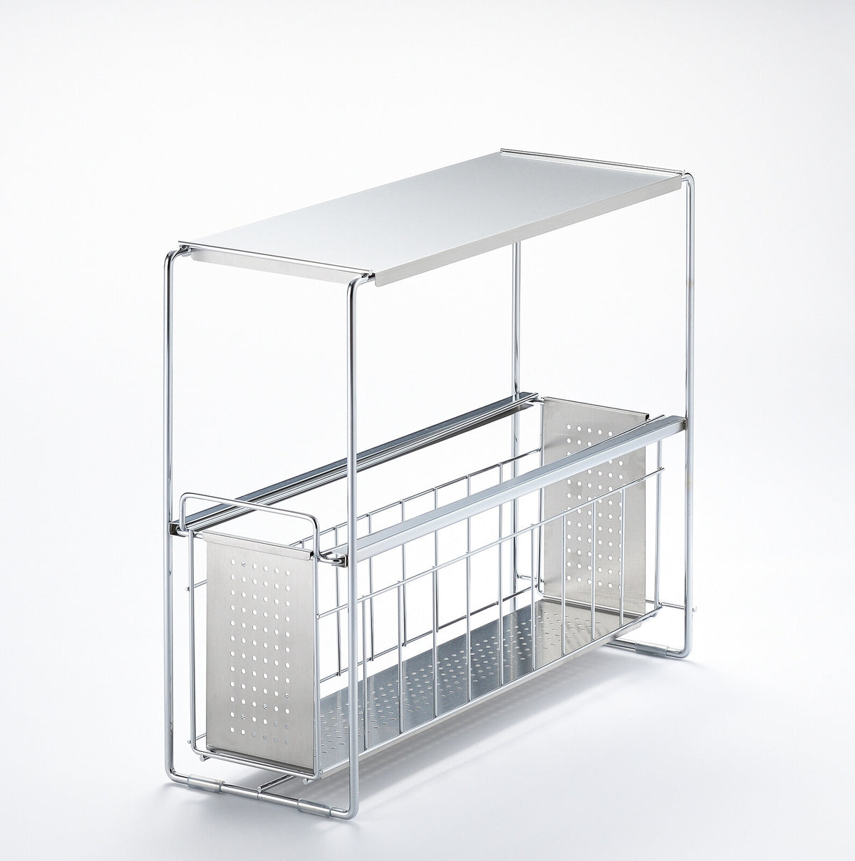Yoshikawa Under Sink Slide Storage 1 Tier 25cm 1305694
