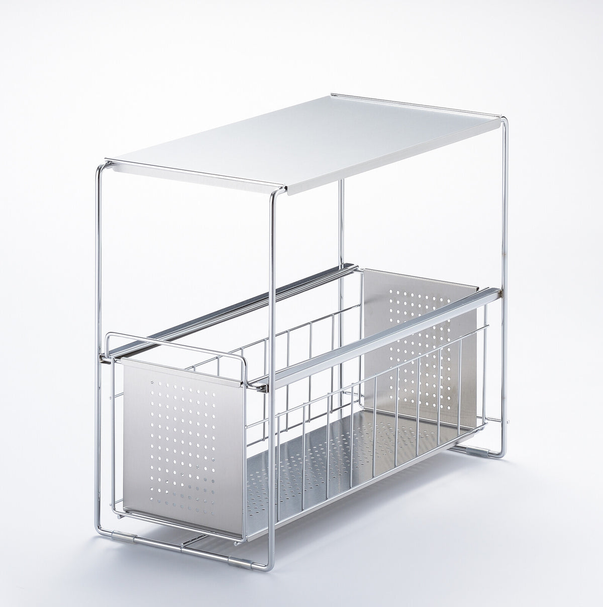 Yoshikawa Under Sink Slide Storage 1 Tier 25cm 1305694