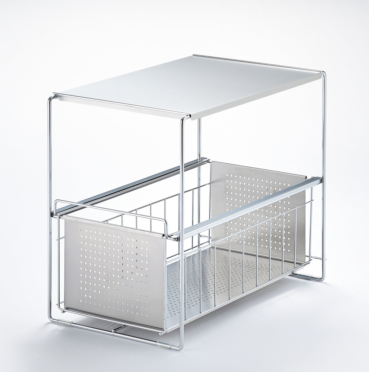 Yoshikawa Under Sink Slide Storage 1 Tier 25cm 1305694
