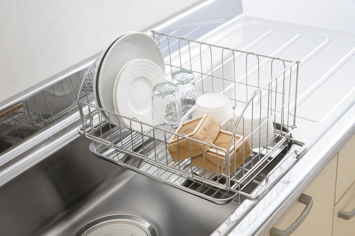 Yoshikawa Sliding Foldable Dish Drainer Rack 1304277