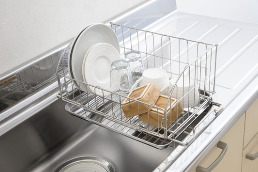 Yoshikawa Sliding Foldable Dish Drainer Rack 1304277