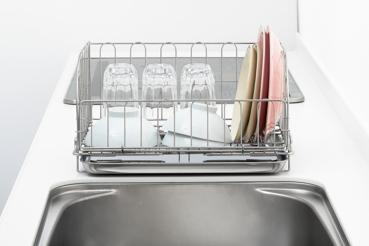 Yoshikawa Sliding Foldable Dish Drainer Rack 1304277