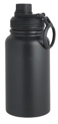 Living Imidi Stainless Steel Water Bottle 600ml Black