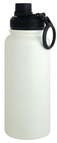 Living Imidi Stainless Steel Water Bottle 800ml White