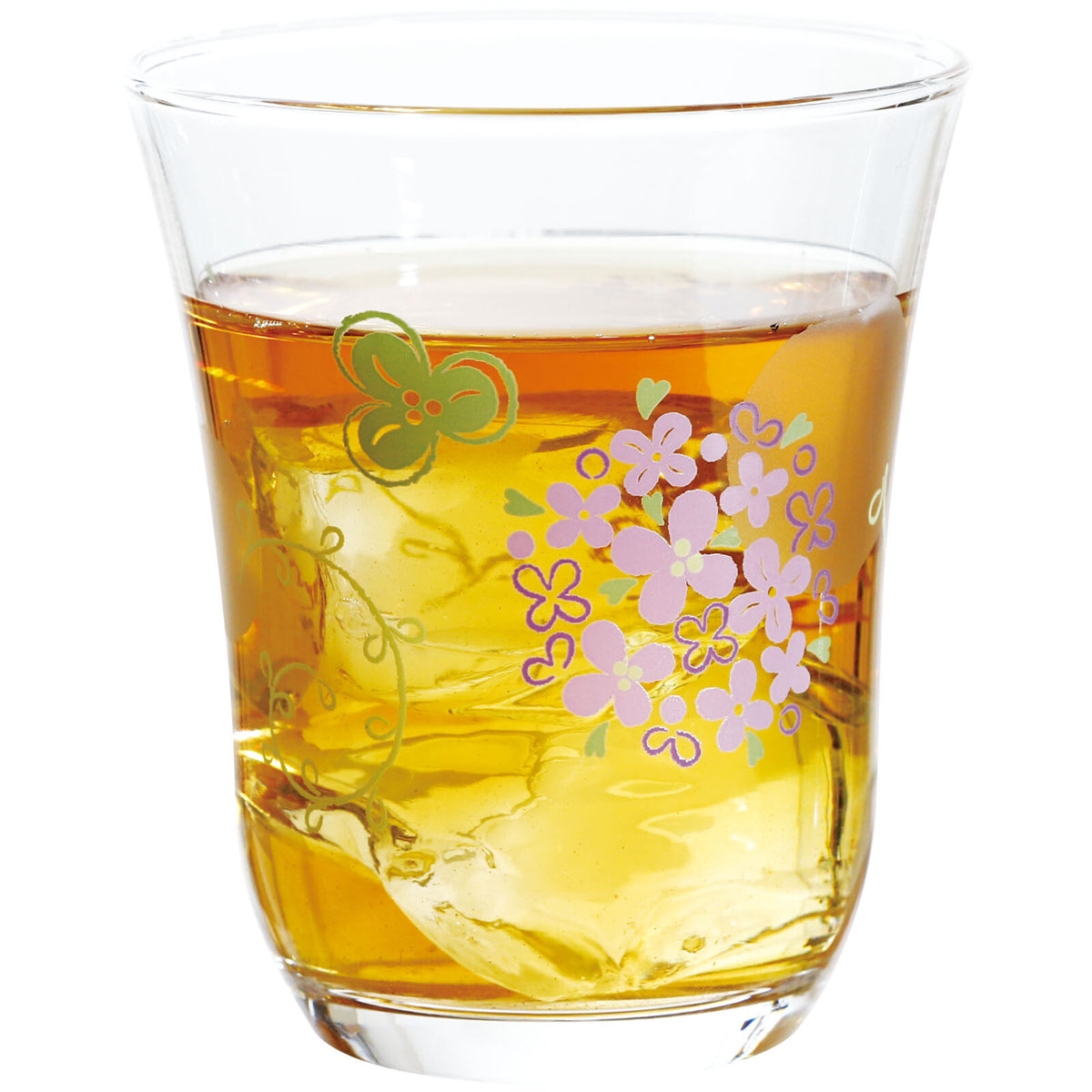 Toyo-Sasaki Glass Tumbler Set Flower Violet G310-T295