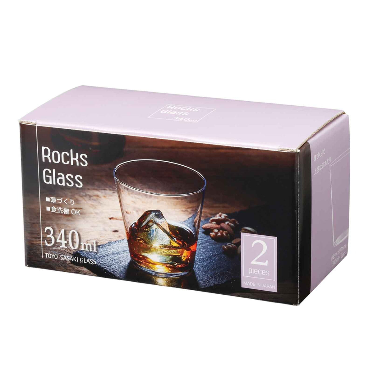 Toyo-Sasaki Glass Thin Rock Glass Set G101-T291