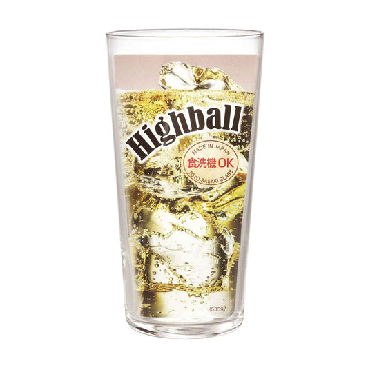 Toyo-Sasaki Glass Thin Whiskey Glass Long Tumbler B-00113
