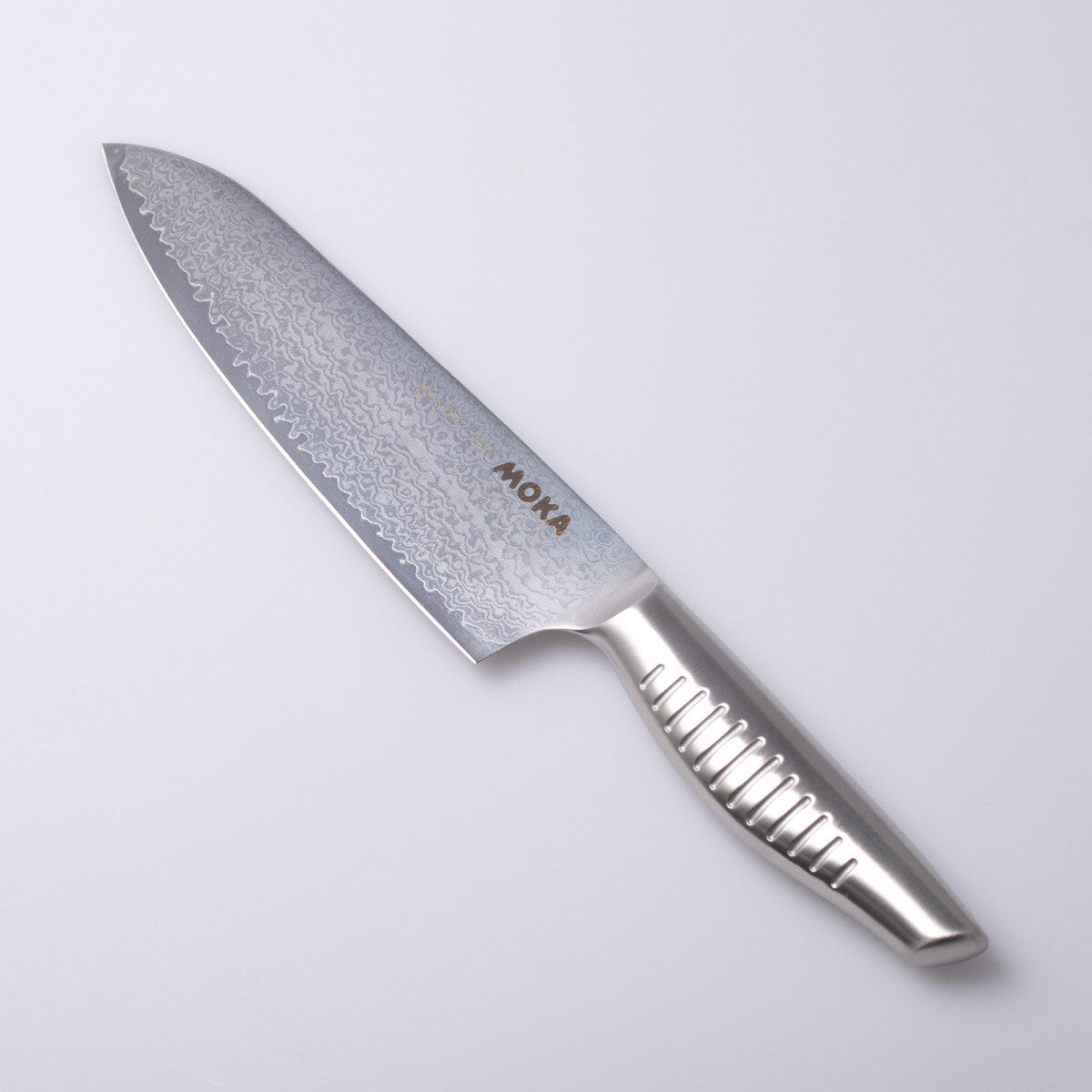 Suncraft MOKA Series Damascus Santoku Knife DMK-101
