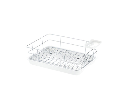 Richell Sherry Wire Dish Drainer Set C White