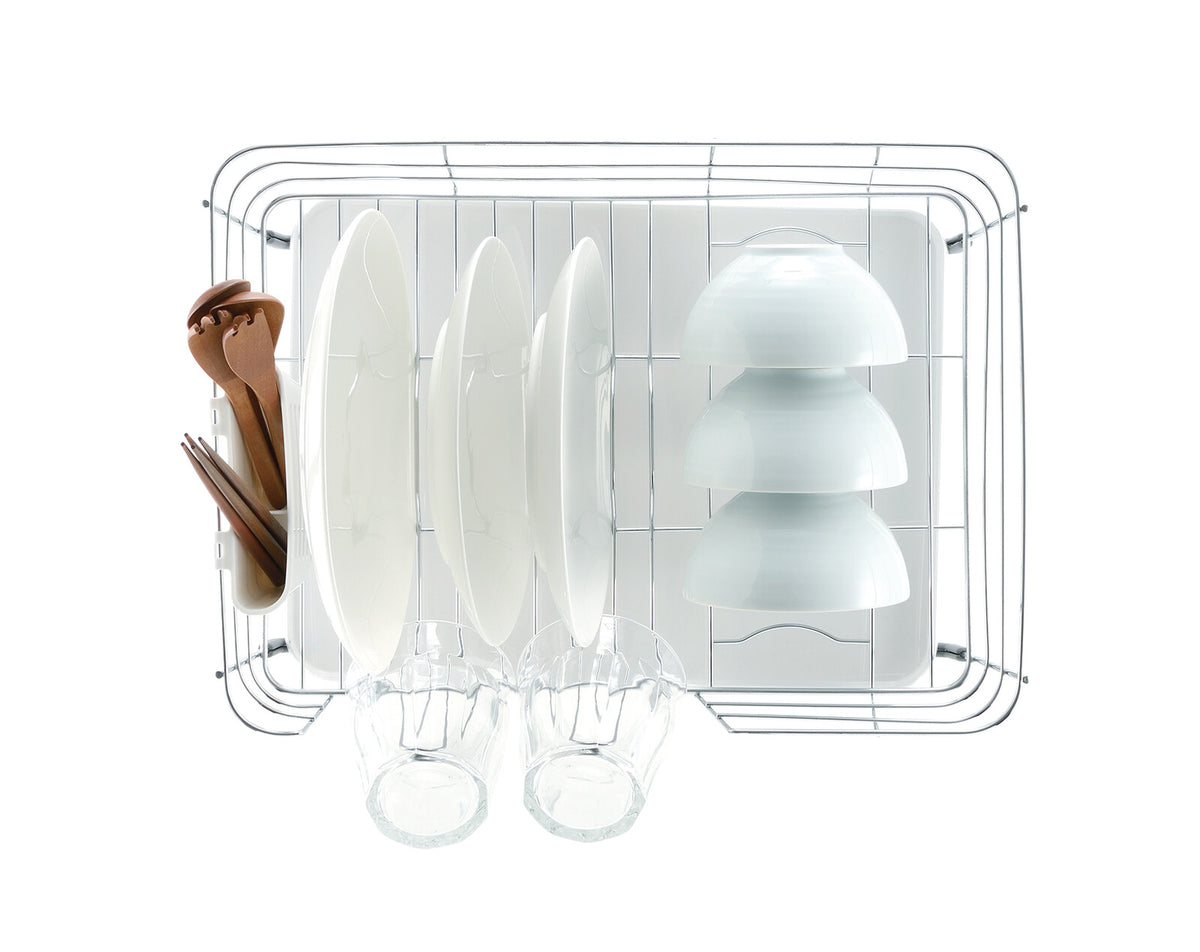 Richell Sherry Wire Dish Drainer Set M White