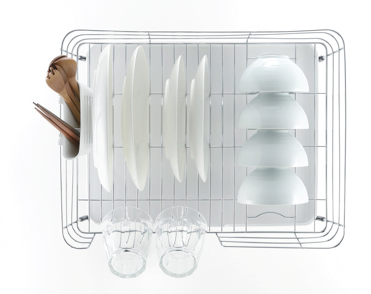 Richell Sherry Wire Dish Drainer Set L White