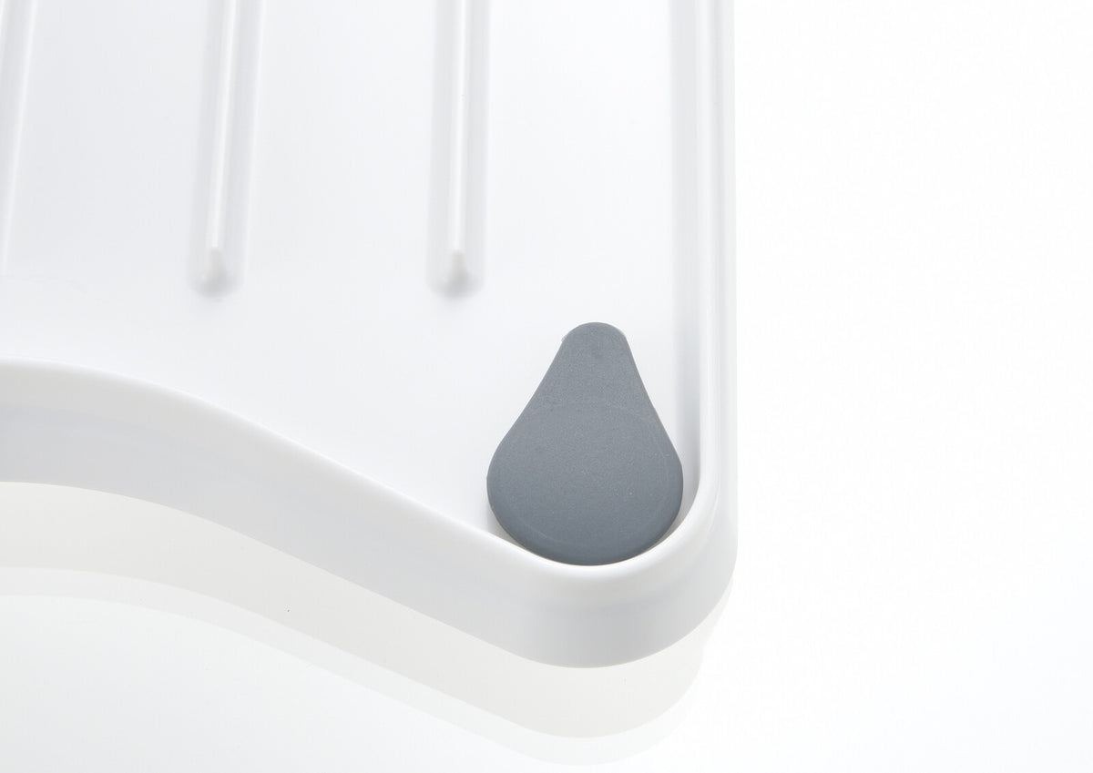 Richell Sherry Drain Tray with Stopper S White