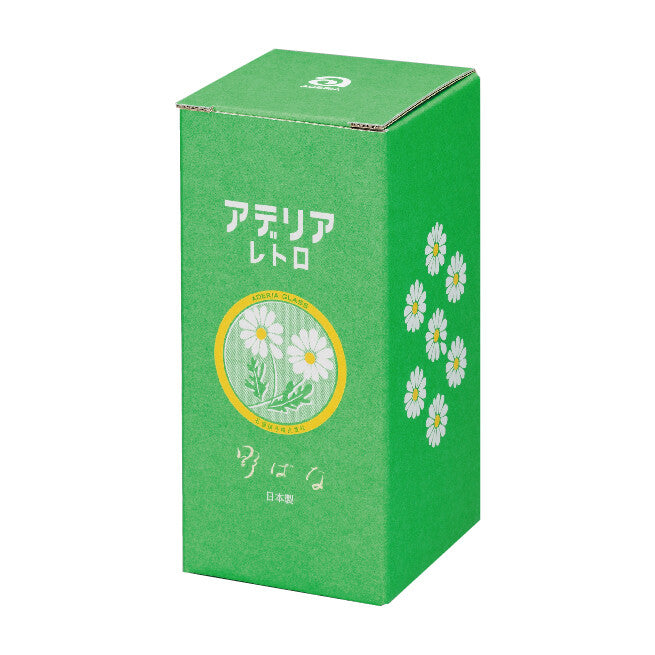 Aderia Retro Stemmed Glass Wildflower Pattern