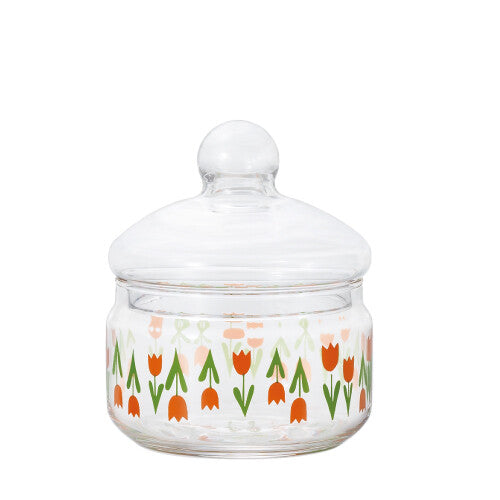 Aderia Retro Glass Bonbon Container 360ml Korekku