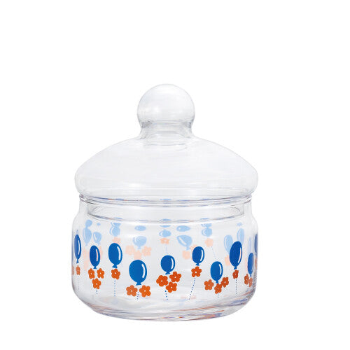 Aderia Retro Glass Bonbon Container 360ml Balloon