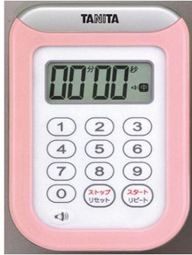 Tanita Digital Kitchen Timer Pink TD378PK