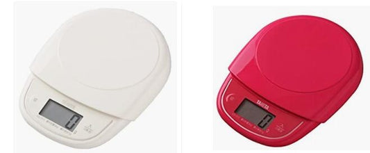 Tanita Digital Cooking Scale 3kg Ivory/Pink KD313
