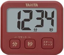 Tanita Digital Kitchen Timer Red TD408RD