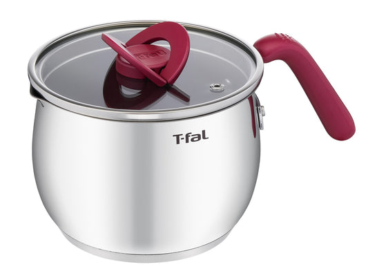 T-fal OptiSpace IH Stainless Steel Multi Pot Red G74783